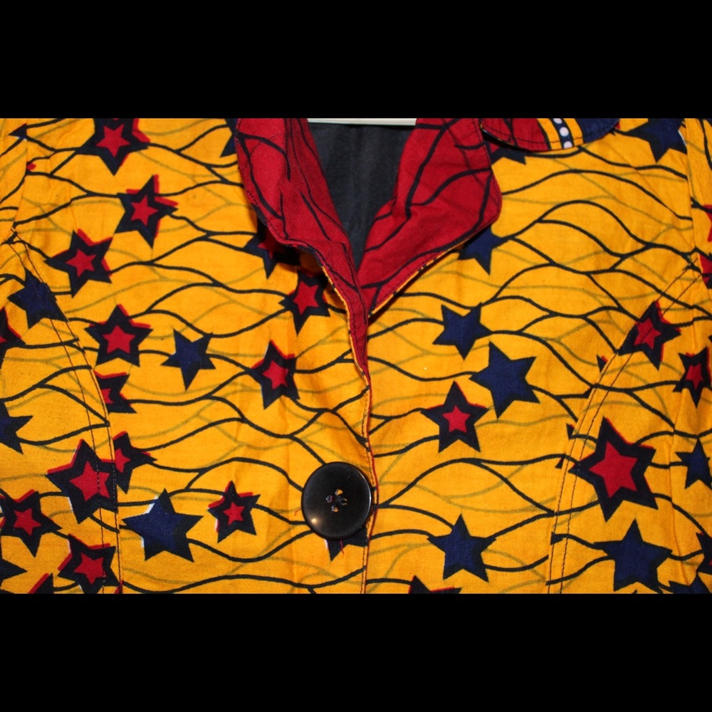 African print jacket - Picture 2 of 3